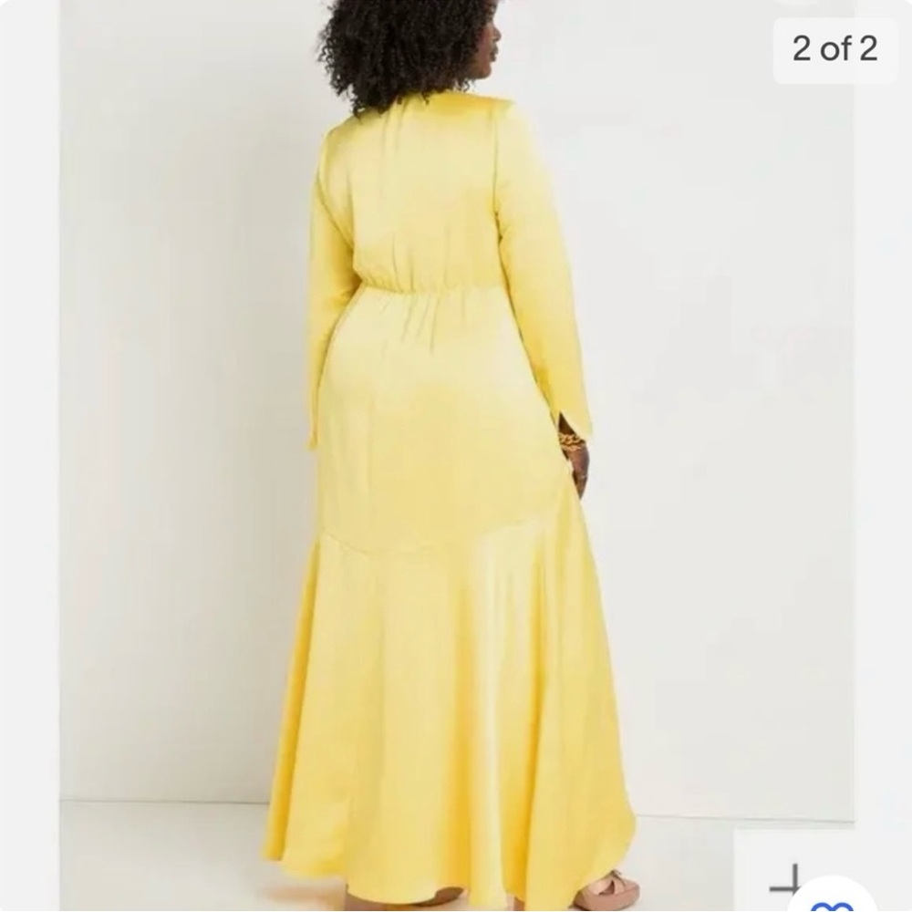 Yellow ELOQUII dress - Picture 2 of 2